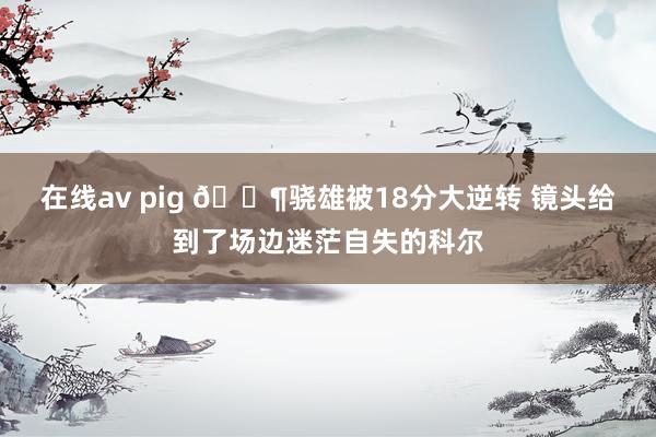 在线av pig 😶骁雄被18分大逆转 镜头给到了场边迷茫自失的科尔